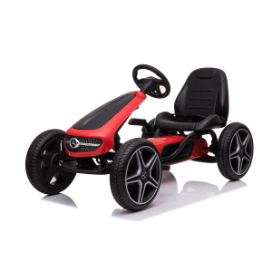 Mercedes Go-kart elettrico rosso Auto elettrica per bambini BerghoffTOYS