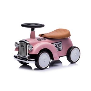 Auto a pedali classica del 1930 per bambini - rosa Nieuw BerghoffTOYS