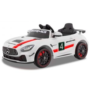 Mercedes auto elettrica per bambino GT4 bianco