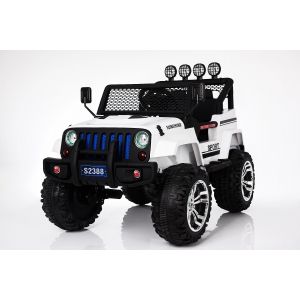 Auto elettrica per bambini Monster jeep bianco Alle producten BerghoffTOYS