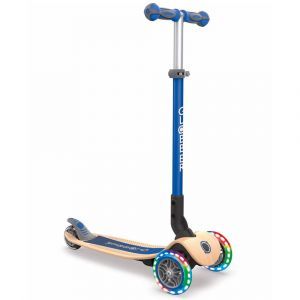 Globber scooter per bambini Primo Lights wood