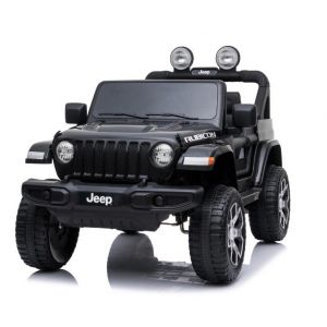 Jeep auto elettrica per bambini Wrangler nera