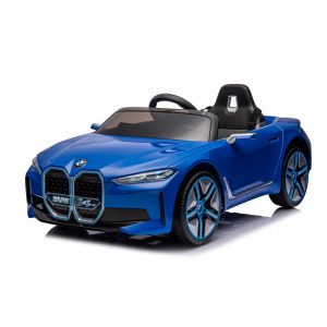 BMW i4 Auto Elettrica per Bambini 12 Volt con Telecomando - Blu Auto per bambini BMW Auto elettrica per bambini