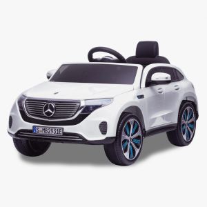 Mercedes auto elettrica per bambini EQC bianca Sale BerghoffTOYS