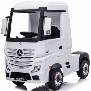 Mercedes camion elettrico per bambini Actros bianco