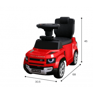 Auto cavalcabile Landrover Defender rossa Auto per bambini Range Rover Auto elettrica per bambini