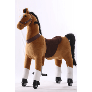 Cavallo a dondolo Kijana per bambini (grande) - Marrone Giocattoli da guidare BerghoffTOYS