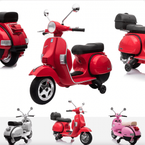 Scooter elettrico per bambini Vespa rosso Alle producten BerghoffTOYS