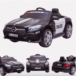 Mercedes Kids Car Police SL500 Black Alle producten BerghoffTOYS