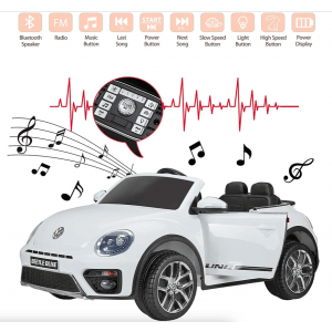 VW auto elettrica per bambini Dune Beetle bianca Alle producten BerghoffTOYS