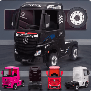 Mercedes Electric Kids Truck Actros Black Alle producten BerghoffTOYS