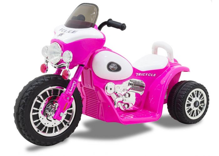 Kijana elektrische kindermotor 'Wheely' roze