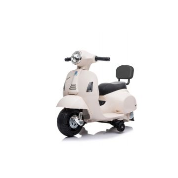 Mini Vespa Scooter Elettrico per Bambini Bianco