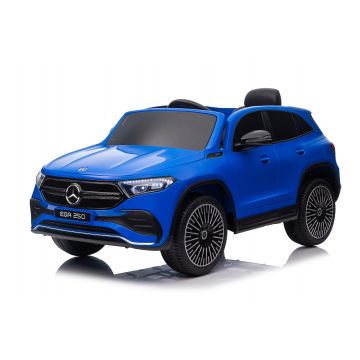 Mercedes EQA elektrische kinderauto blauw