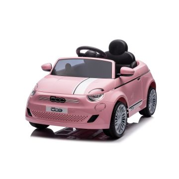Fiat 500e Auto Elettrica per Bambini con Telecomando - Rosa