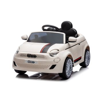 Fiat 500e Auto Elettrica per Bambini con Telecomando - Bianca