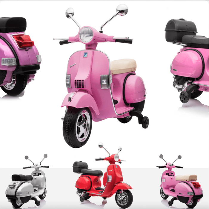 Vespa scooter electtrica per bambini rosa Alle producten BerghoffTOYS